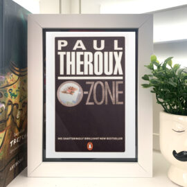 O-Zone by Paul Theroux  Classic Penguin Sci-Fi Postcard Framed Display Retro Book Cover Art